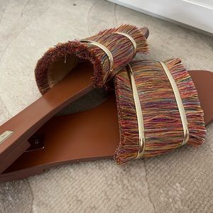 Zara Mutli Color Slide Sandals